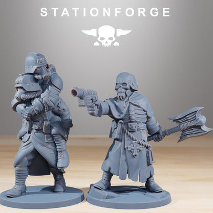 GrimGuard Casualties, Death Korps Proxy, Sci-Fi Wargames Miniatures by STATIONFORGE