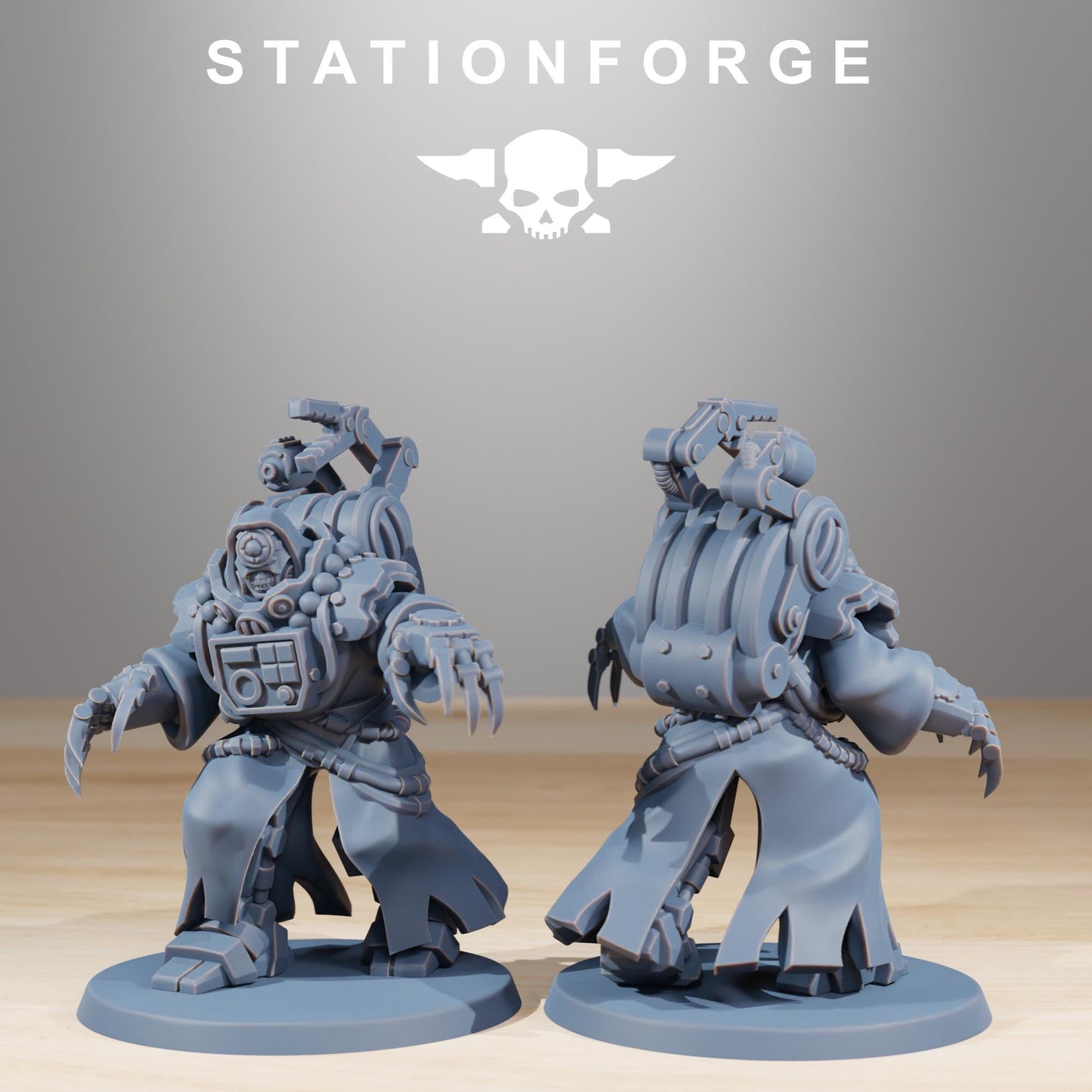 Scavenger Droitex Mk3, Mechanical Robot Infantry, Sci-Fi Wargames Miniatures by STATIONFORGE