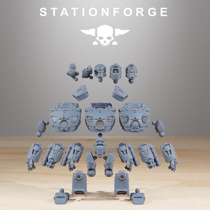 Scavenger Droitex Mk3, Mechanical Robot Infantry, Sci-Fi Wargames Miniatures by STATIONFORGE