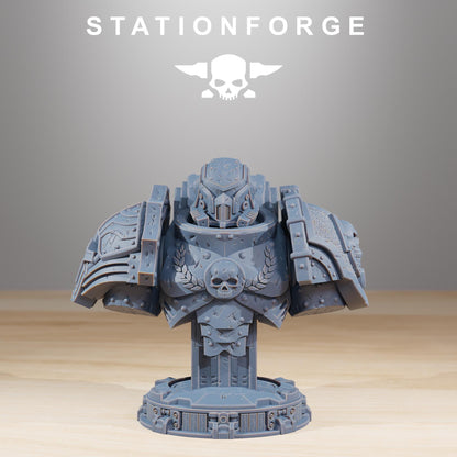 Socratis Collectible, Modular Sci-Fi Marine warriors by STATIONFORGE, Grimdark Wargames Proxy