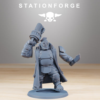 GrimGuard Mutants, Imperial Guard Proxy, Sci-Fi Wargames Miniatures by STATIONFORGE