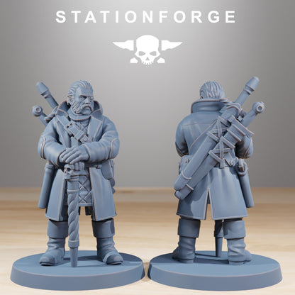 RoyalGuard Gerald Price, Death Korps Proxy, Sci-Fi Wargames Miniatures by STATIONFORGE