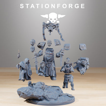 Socratis Grand Master, Modular Sci-Fi Marine warriors by STATIONFORGE, Grimdark Wargames Proxy