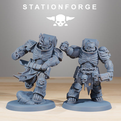 Socratis Doom Reapers, Modular Sci-Fi Marine warriors by STATIONFORGE, Grimdark Wargames Proxy