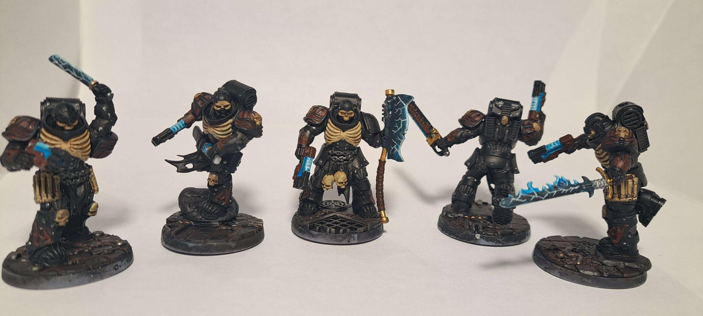 Socratis Doom Reapers, Modular Sci-Fi Marine warriors by STATIONFORGE, Grimdark Wargames Proxy