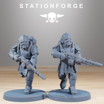 RoyalGuard Infantry Modular Set Miniatures by STATIONFORGE,  Imperial guard infantry regiment