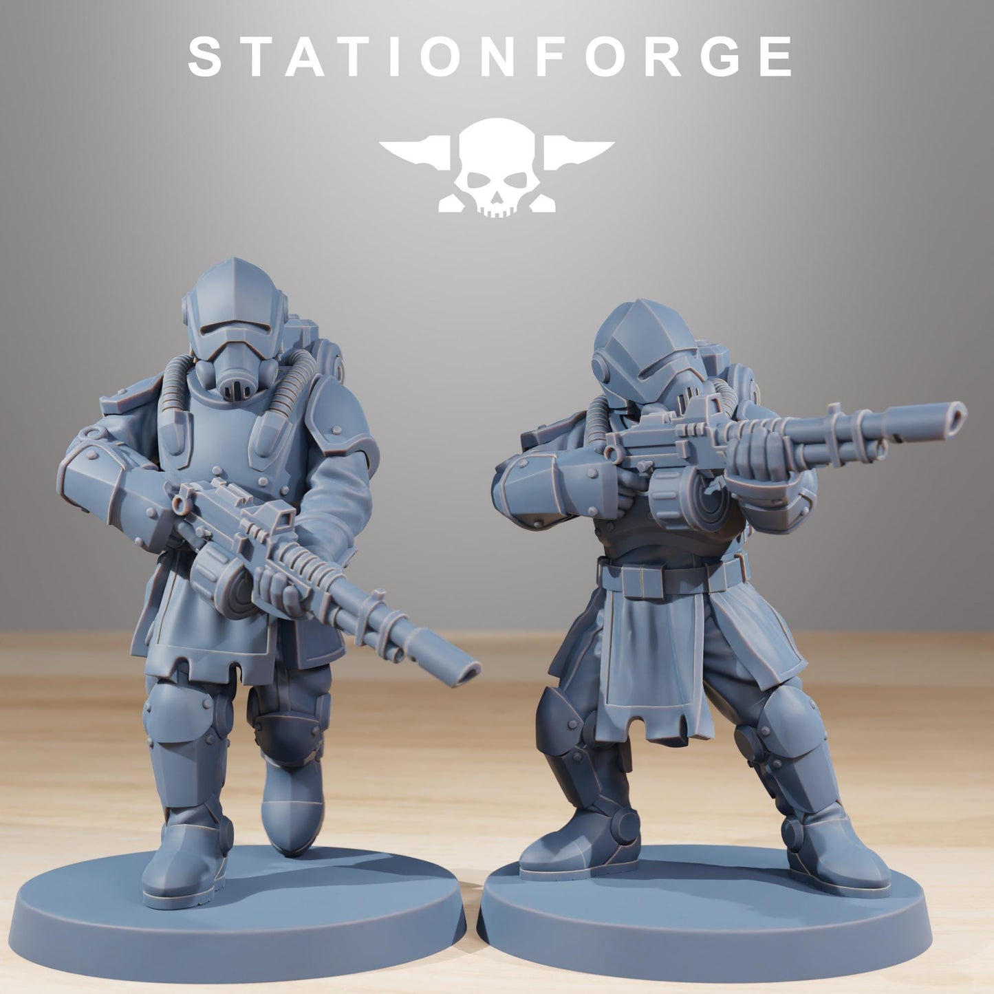 RoyalGuard Infantry Modular Set Miniatures by STATIONFORGE,  Imperial guard infantry regiment
