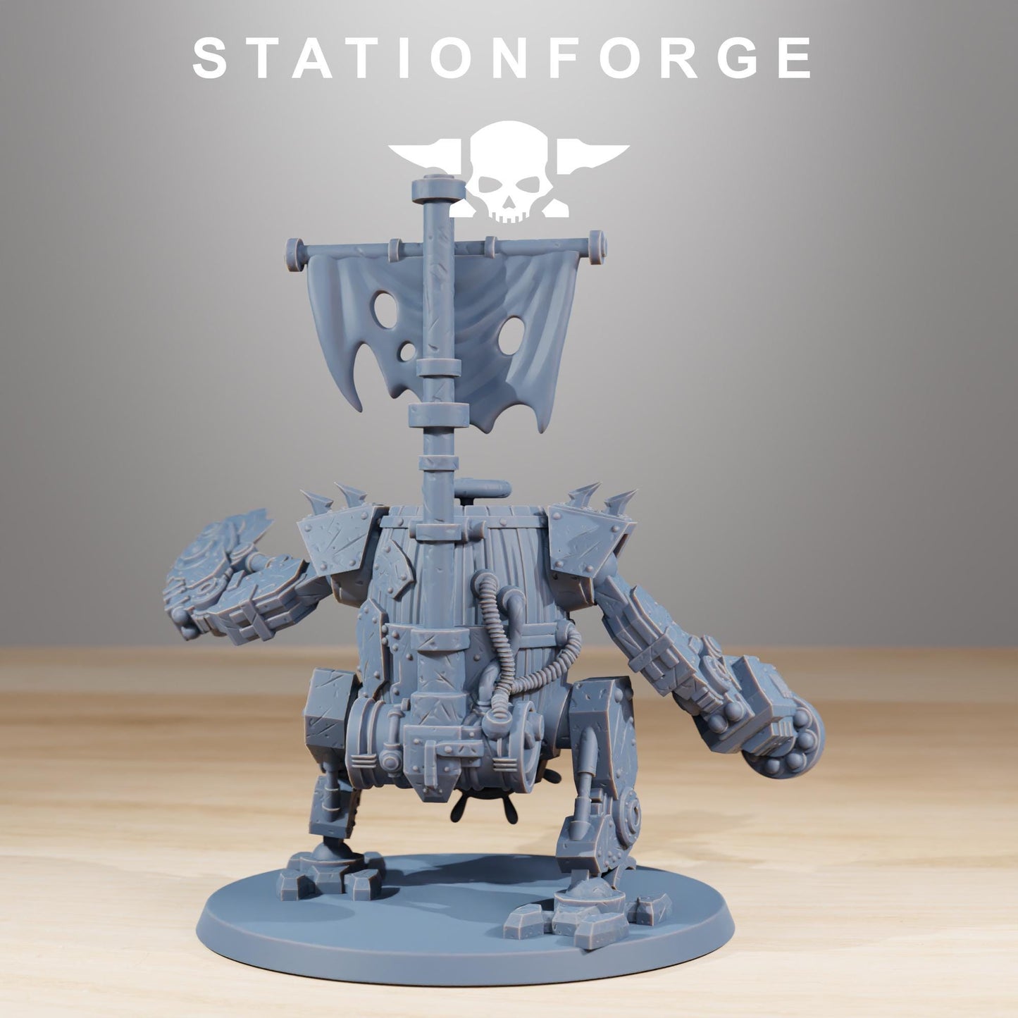 Gobs Pirate Bots, Space-Faring Orkish Menace Sculpted by STATIONFORGE, Grimdark Compatible, Sci-Fi Wargame Scale