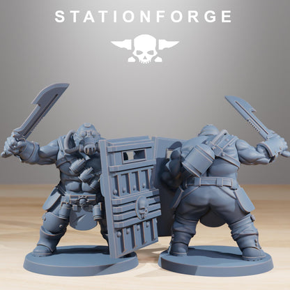GrimGuard Hunters, Death Korps Proxy, Sci-Fi Wargames Miniatures by STATIONFORGE