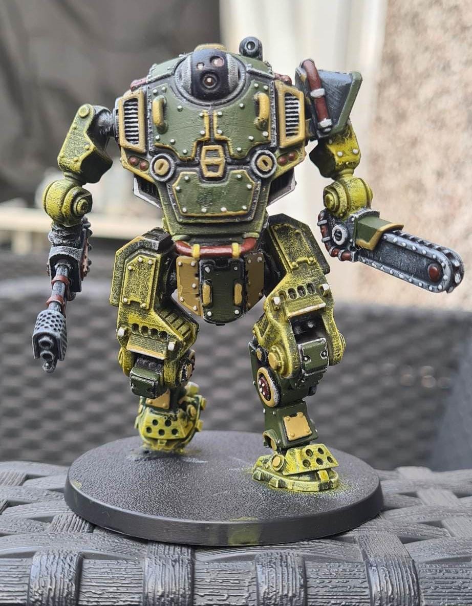 Vaskar Warmech, Death Korps Proxy, Sci-Fi Wargames Miniatures by STATIONFORGE