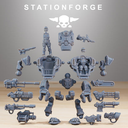 Vaskar Warmech, Death Korps Proxy, Sci-Fi Wargames Miniatures by STATIONFORGE