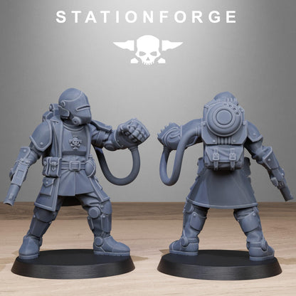 RoyalGuard Enforcers Modular Set Miniatures by STATIONFORGE,  Imperial guard infantry regiment