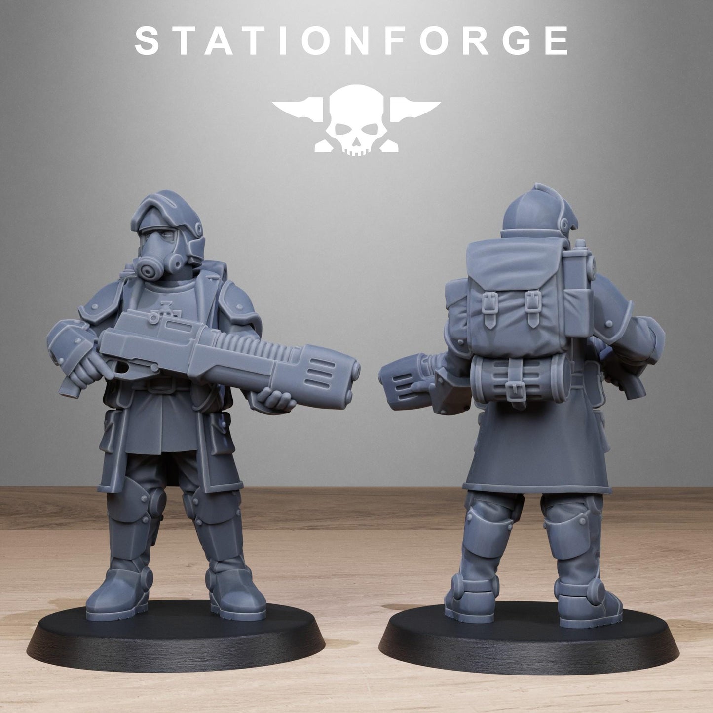 RoyalGuard Enforcers Modular Set Miniatures by STATIONFORGE,  Imperial guard infantry regiment