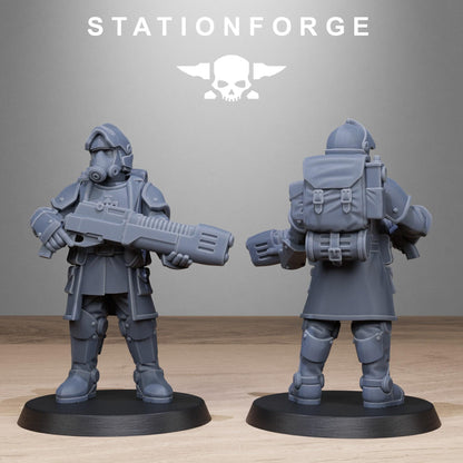 RoyalGuard Enforcers Modular Set Miniatures by STATIONFORGE,  Imperial guard infantry regiment