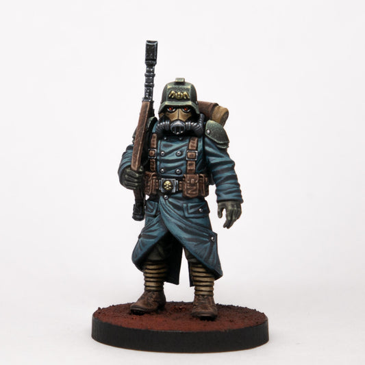 GrimGuard Infantry Builder, Death Korps Proxy, Sci-Fi Wargames Miniatures by STATIONFORGE