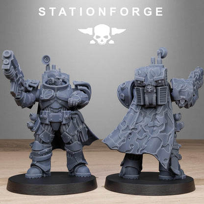 Socratis Snipers, Modular Sci-Fi Marine warriors by STATIONFORGE, Grimdark Wargames Proxy