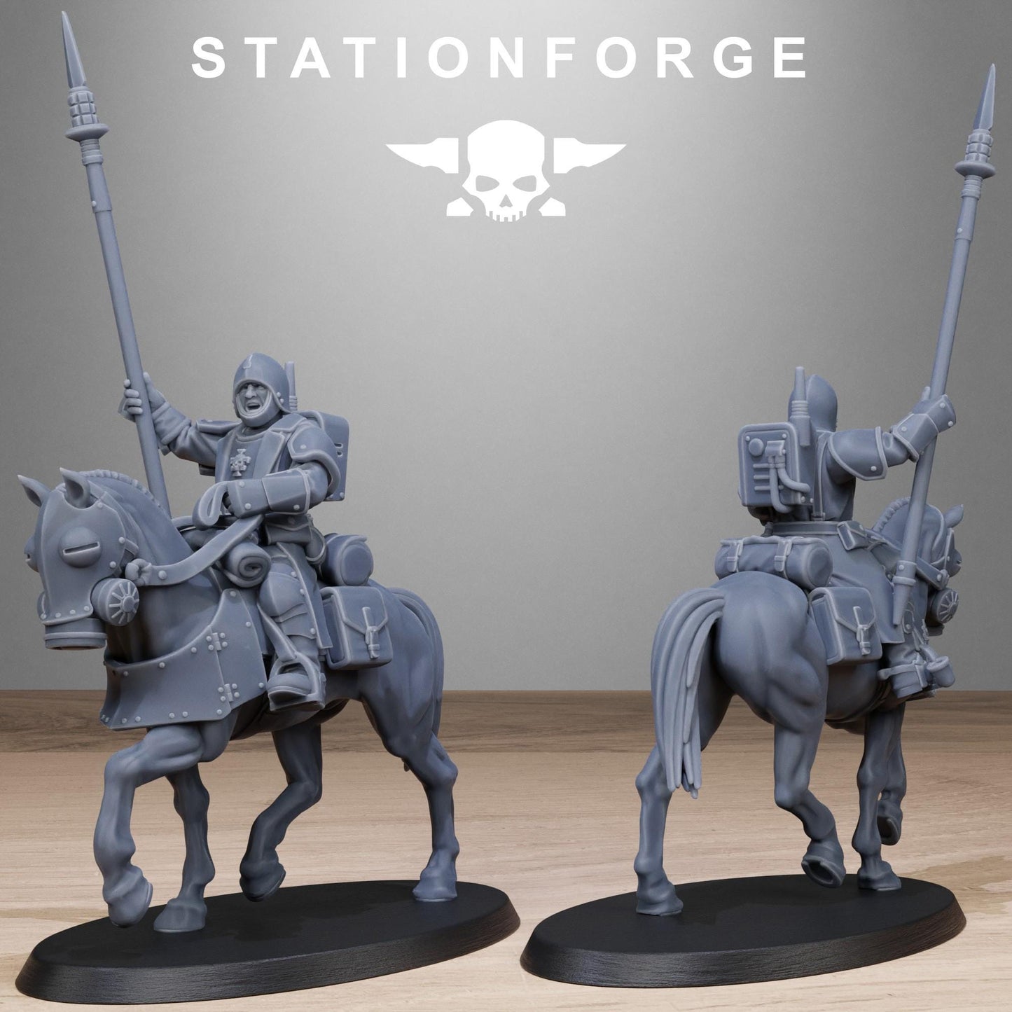 RoyalGuard Cavalry Modular Set Miniatures by STATIONFORGE,  Imperial guard cavalry regiment