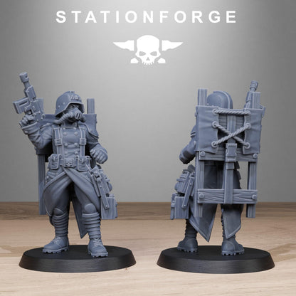 GrimGuard Sisters, Death Korps Proxy, Sci-Fi Wargames Miniatures by STATIONFORGE