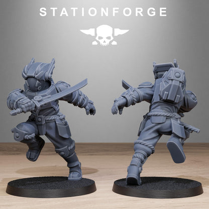 Tarion Melee Infantry, Communitarian Alien Infantry, Sci-Fi Wargames Miniatures by STATIONFORGE