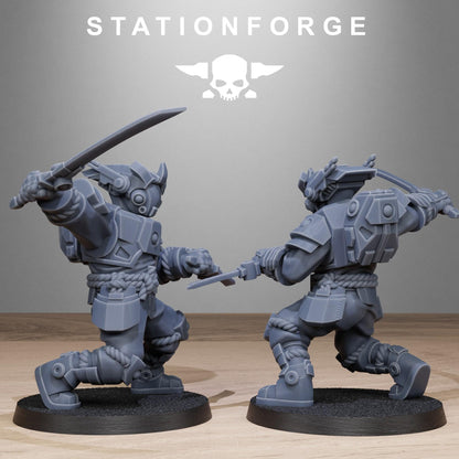 Tarion Melee Infantry, Communitarian Alien Infantry, Sci-Fi Wargames Miniatures by STATIONFORGE