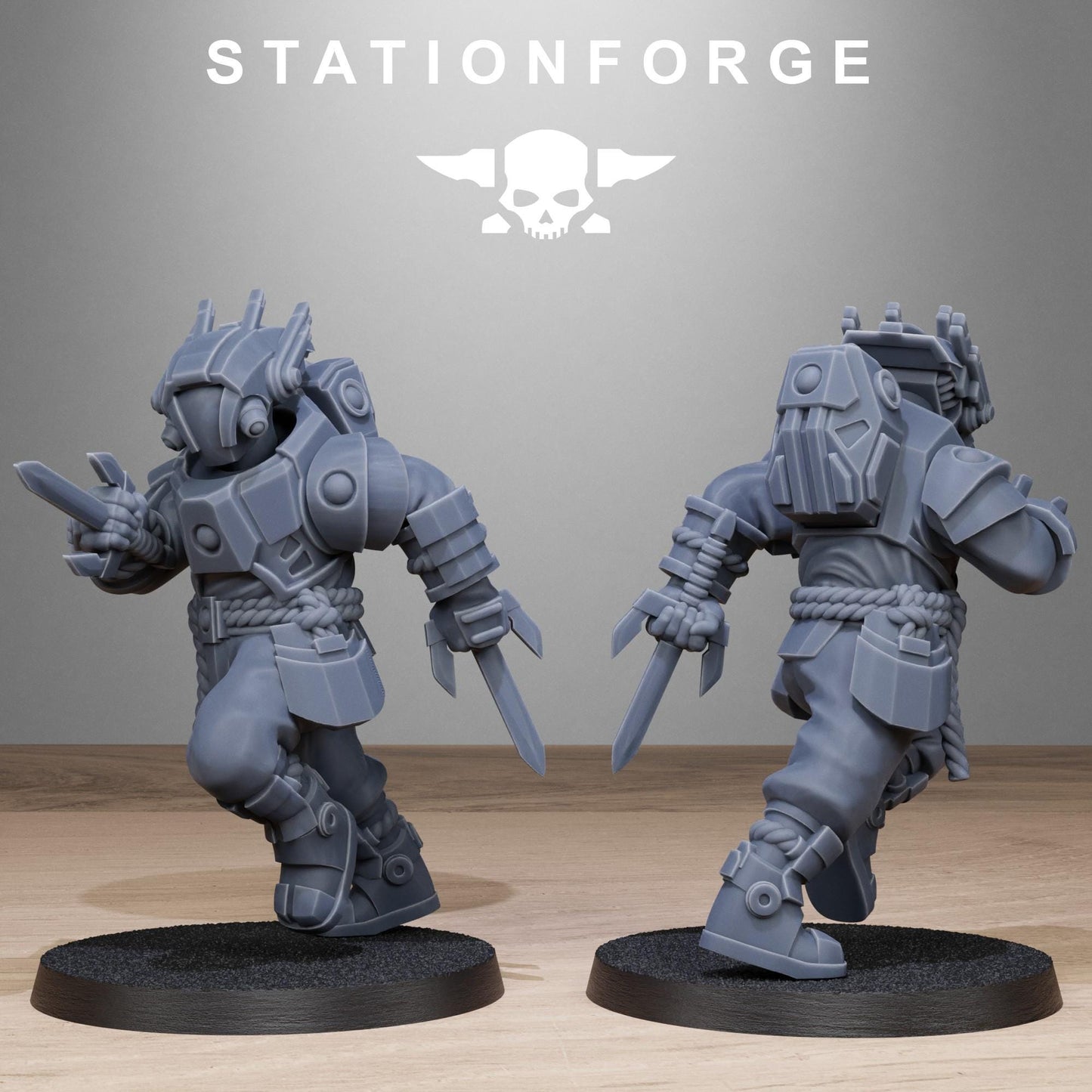 Tarion Melee Infantry, Communitarian Alien Infantry, Sci-Fi Wargames Miniatures by STATIONFORGE