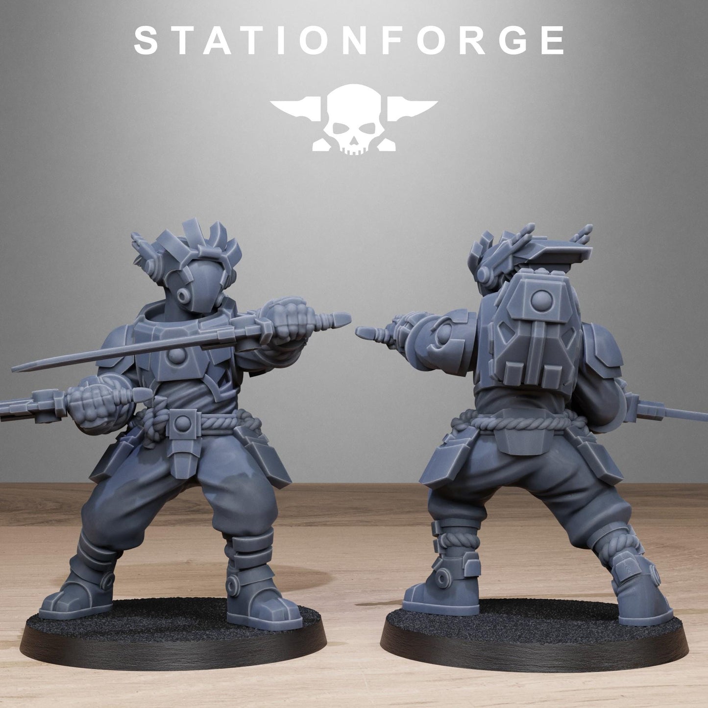 Tarion Melee Infantry, Communitarian Alien Infantry, Sci-Fi Wargames Miniatures by STATIONFORGE
