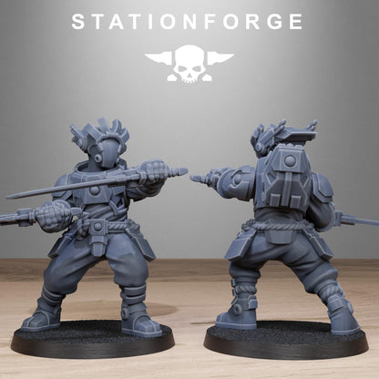 Tarion Melee Infantry, Communitarian Alien Infantry, Sci-Fi Wargames Miniatures by STATIONFORGE