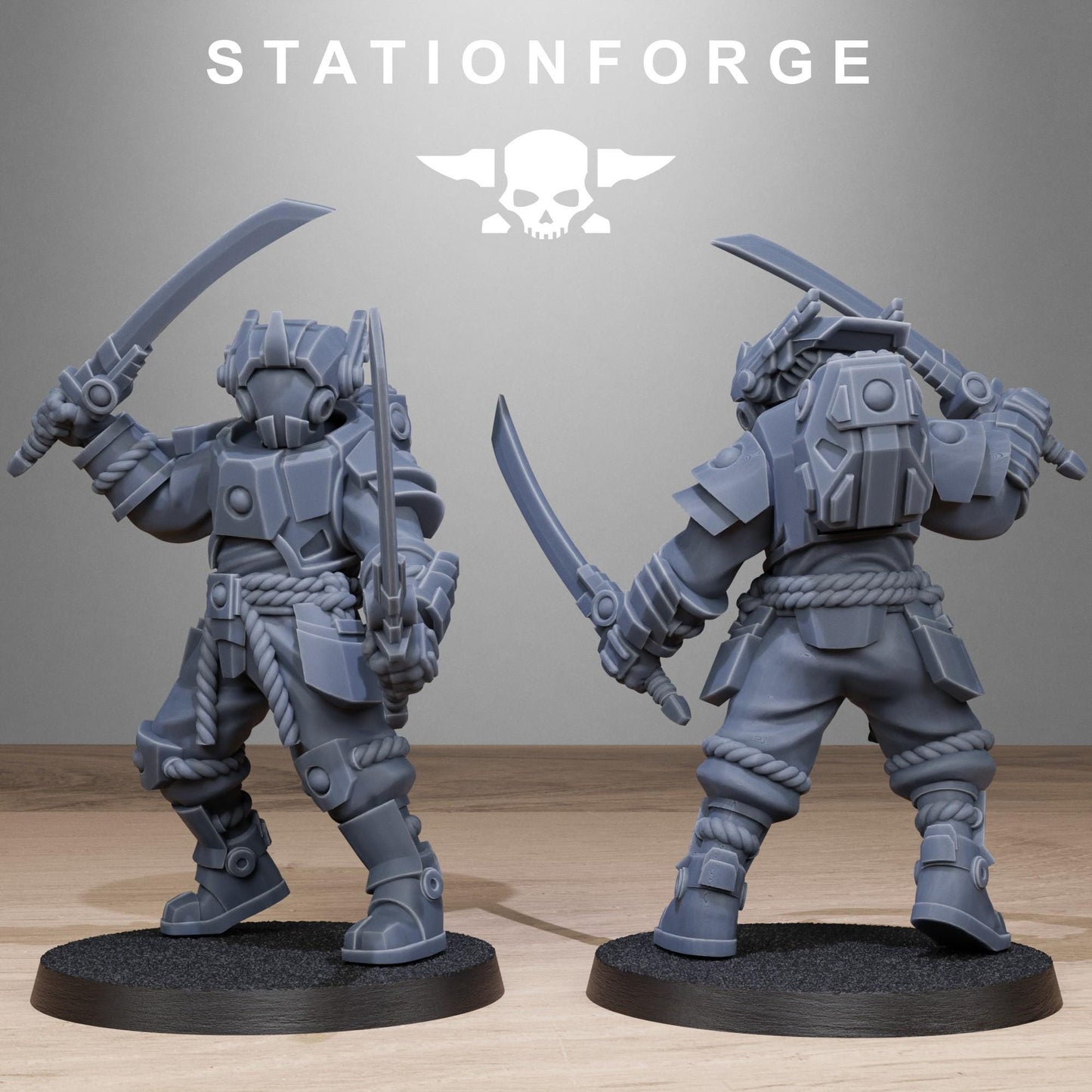 Tarion Melee Infantry, Communitarian Alien Infantry, Sci-Fi Wargames Miniatures by STATIONFORGE