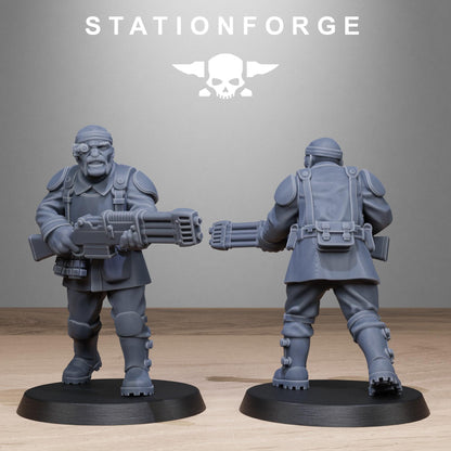 FreeGuard Infantry, Imperial Guard Proxy, Sci-Fi Wargames Miniatures by STATIONFORGE