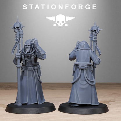 GrimCorp Seers, Imperial Guard Proxy, Sci-Fi Wargames Miniatures by STATIONFORGE