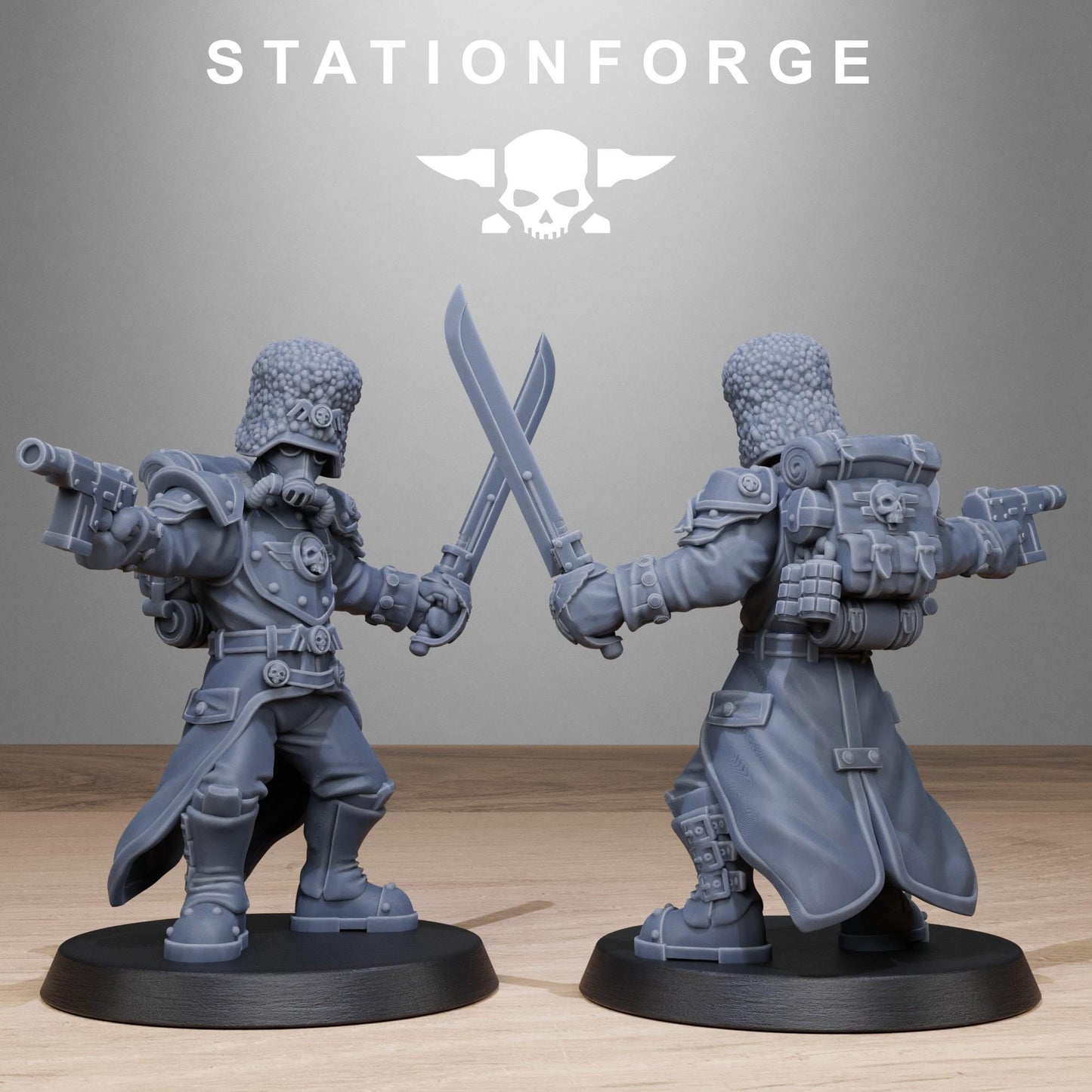 GrimGuard Royals, Imperial Firstborn Proxy, Sci-Fi Wargames Miniatures by STATIONFORGE