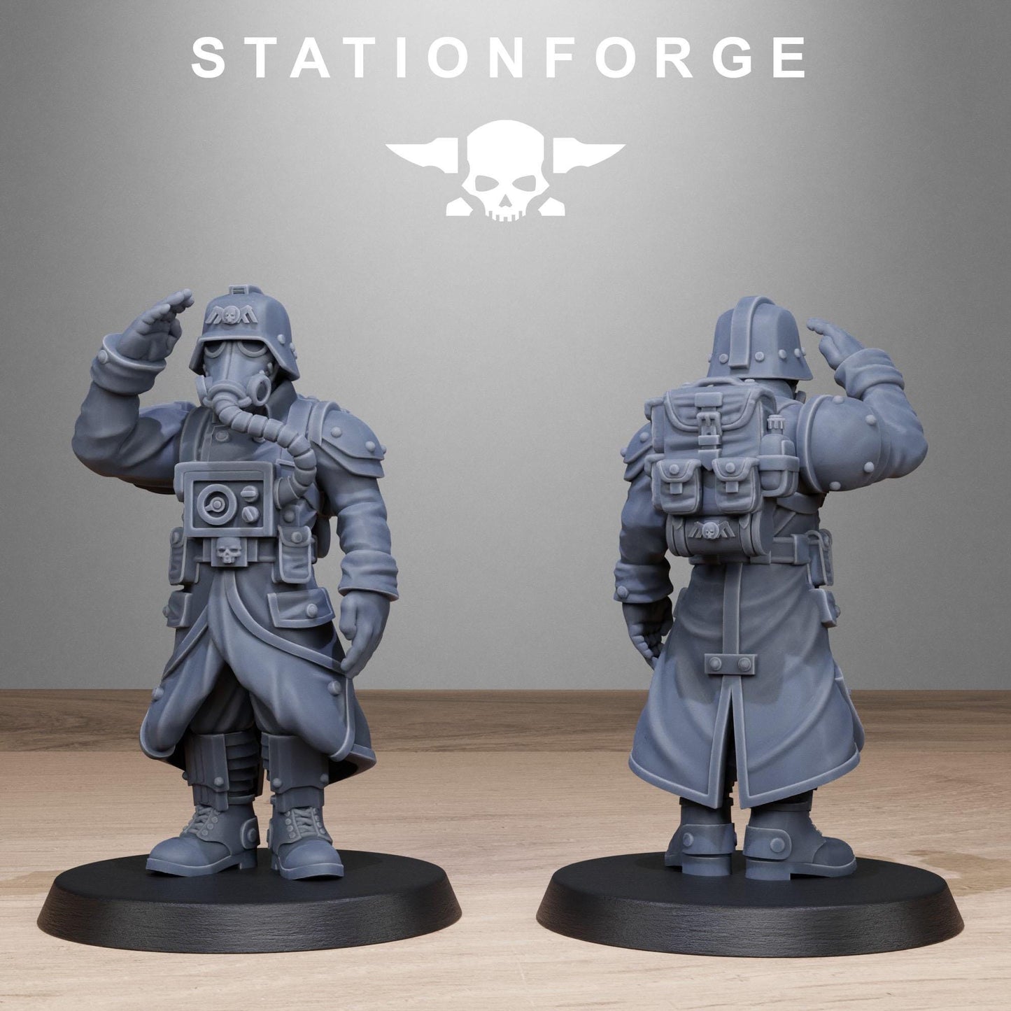 GrimGuard Vigils, Death Korps Proxy, Sci-Fi Wargames Miniatures by STATIONFORGE
