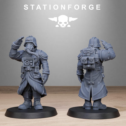 GrimGuard Vigils, Death Korps Proxy, Sci-Fi Wargames Miniatures by STATIONFORGE