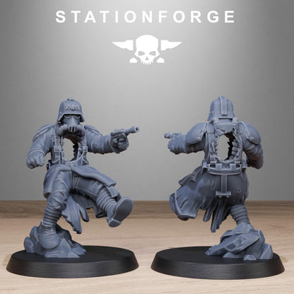 GrimGuard Objective Markers, Death Korps Proxy, Sci-Fi Wargames Miniatures by STATIONFORGE