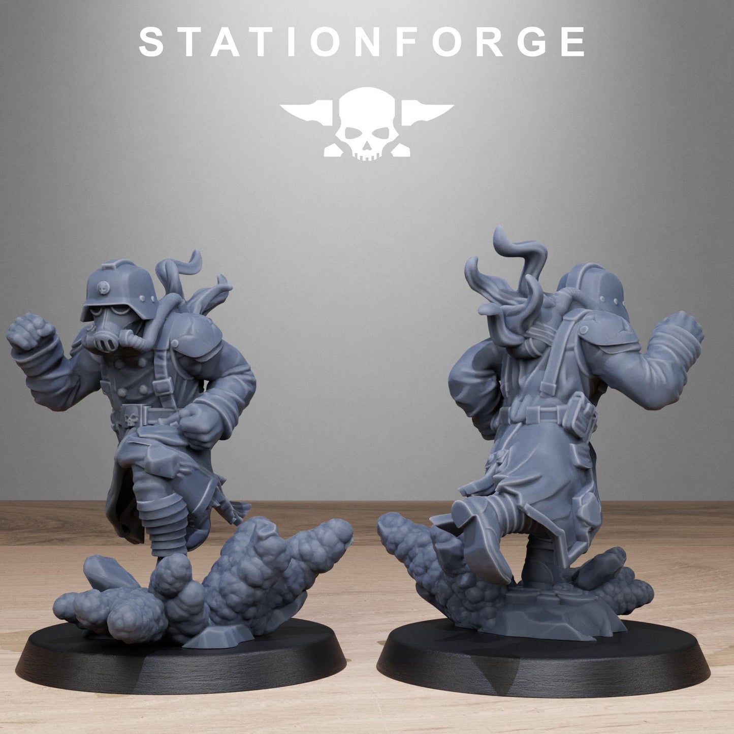 GrimGuard Objective Markers, Death Korps Proxy, Sci-Fi Wargames Miniatures by STATIONFORGE