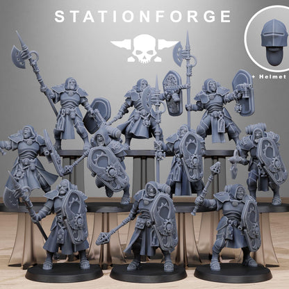 Vodalites Purifiers Modular Set Miniatures by STATIONFORGE,  Imperial guard infantry regiment