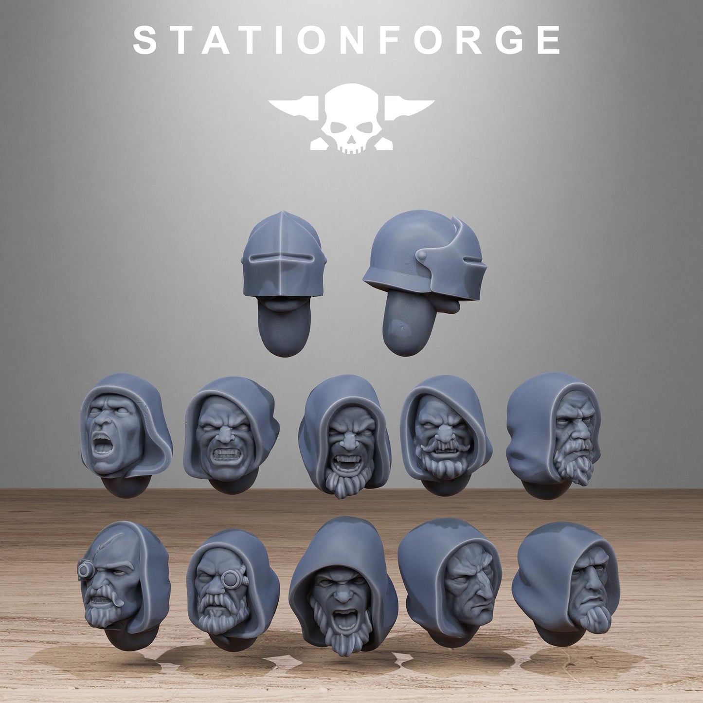Vodalites Purifiers Modular Set Miniatures by STATIONFORGE,  Imperial guard infantry regiment