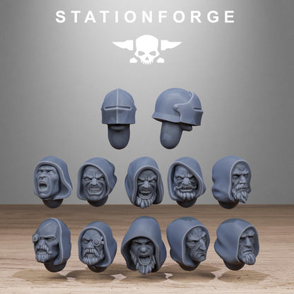 Vodalites Purifiers Modular Set Miniatures by STATIONFORGE,  Imperial guard infantry regiment