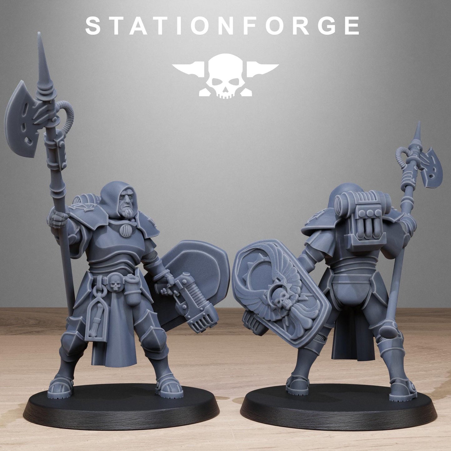 Vodalites Purifiers Modular Set Miniatures by STATIONFORGE,  Imperial guard infantry regiment