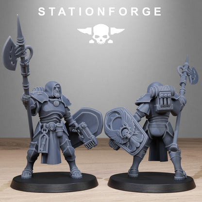 Vodalites Purifiers Modular Set Miniatures by STATIONFORGE,  Imperial guard infantry regiment