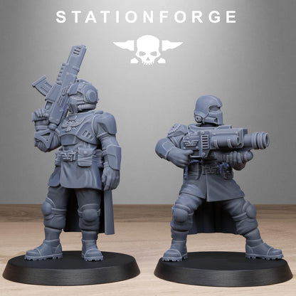 Vaskar Patrol, Death Korps Proxy, Sci-Fi Wargames Miniatures by STATIONFORGE