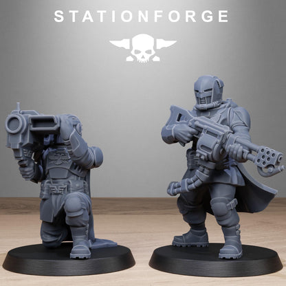 Vaskar Patrol, Death Korps Proxy, Sci-Fi Wargames Miniatures by STATIONFORGE