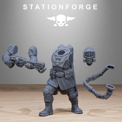 Vaskar Patrol, Death Korps Proxy, Sci-Fi Wargames Miniatures by STATIONFORGE