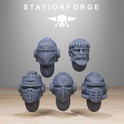 Vodalites Flag Bearer Modular Set Miniatures by STATIONFORGE,  Imperial guard infantry regiment