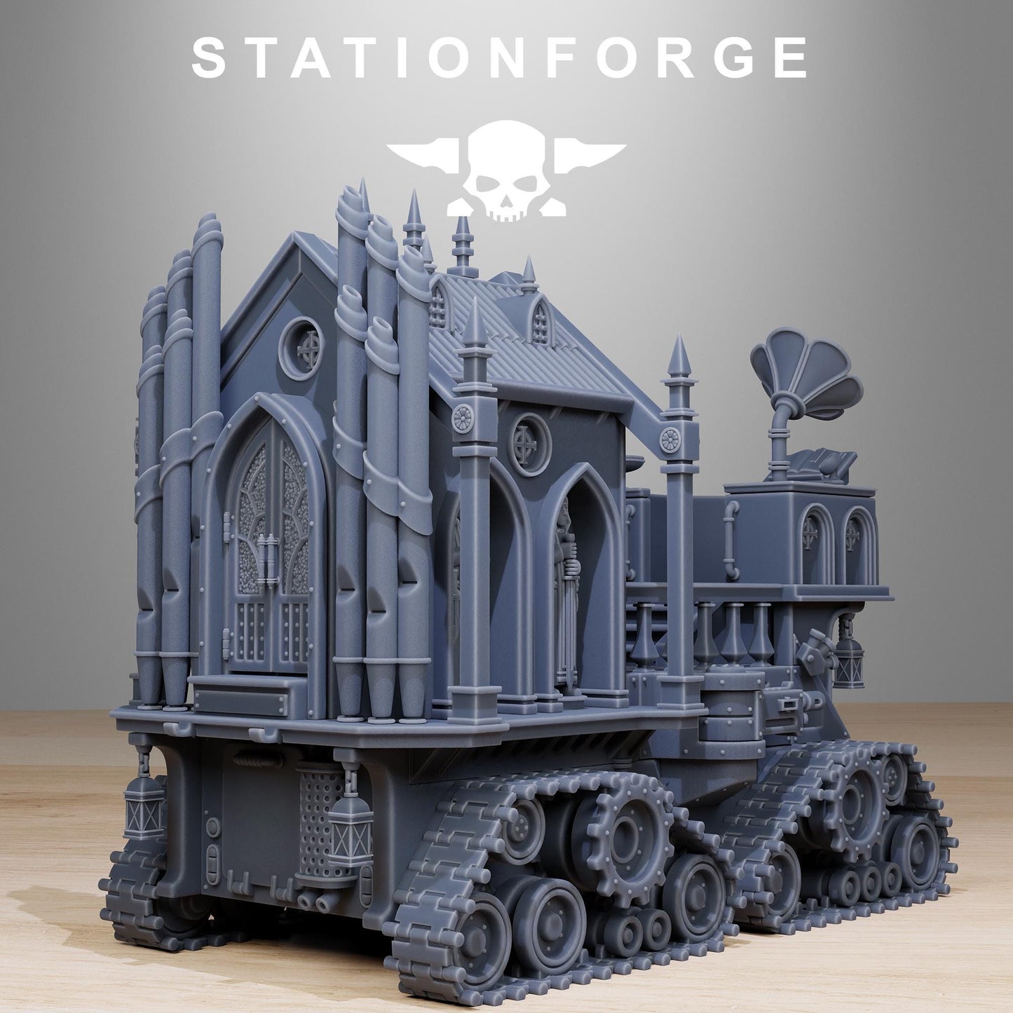 Vodalites Tank Modular Set Miniatures by STATIONFORGE,  Imperial Inquisition Heavy Tank