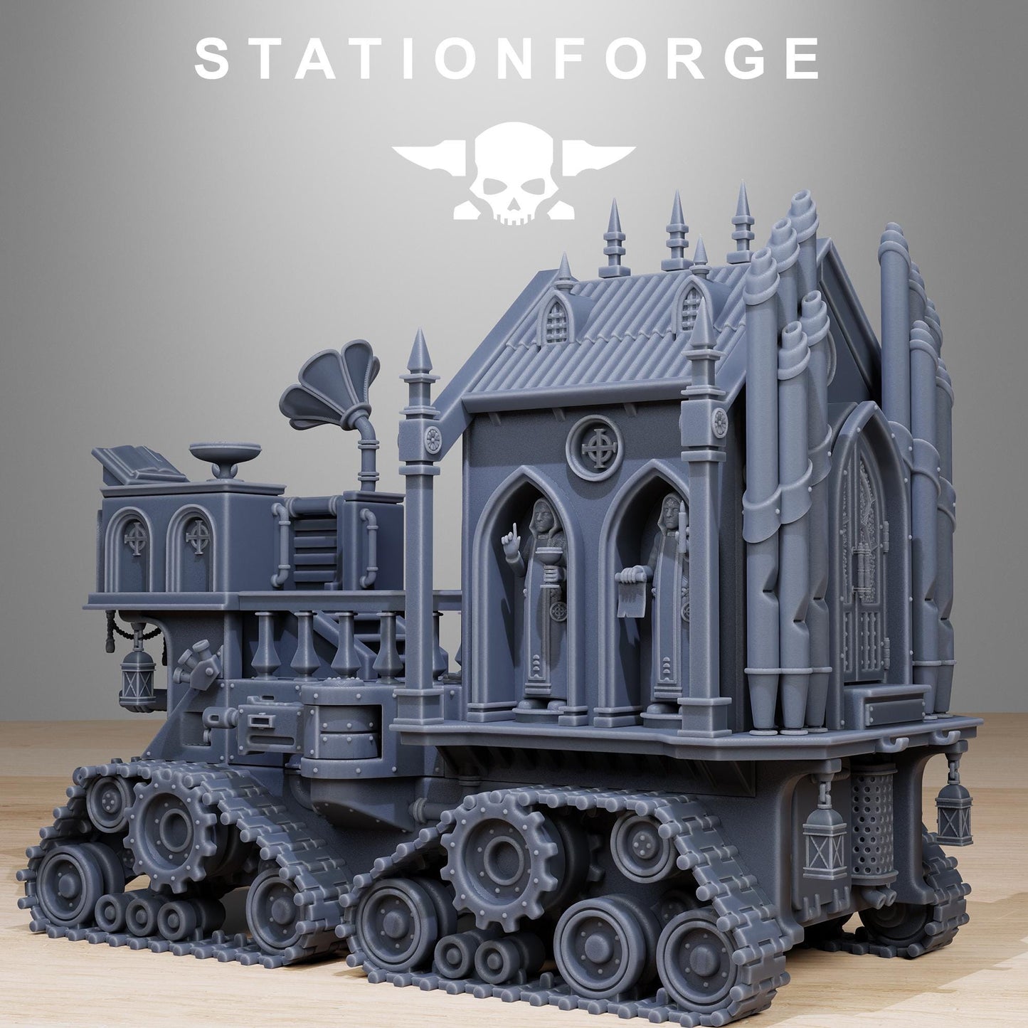 Vodalites Tank Modular Set Miniatures by STATIONFORGE,  Imperial Inquisition Heavy Tank