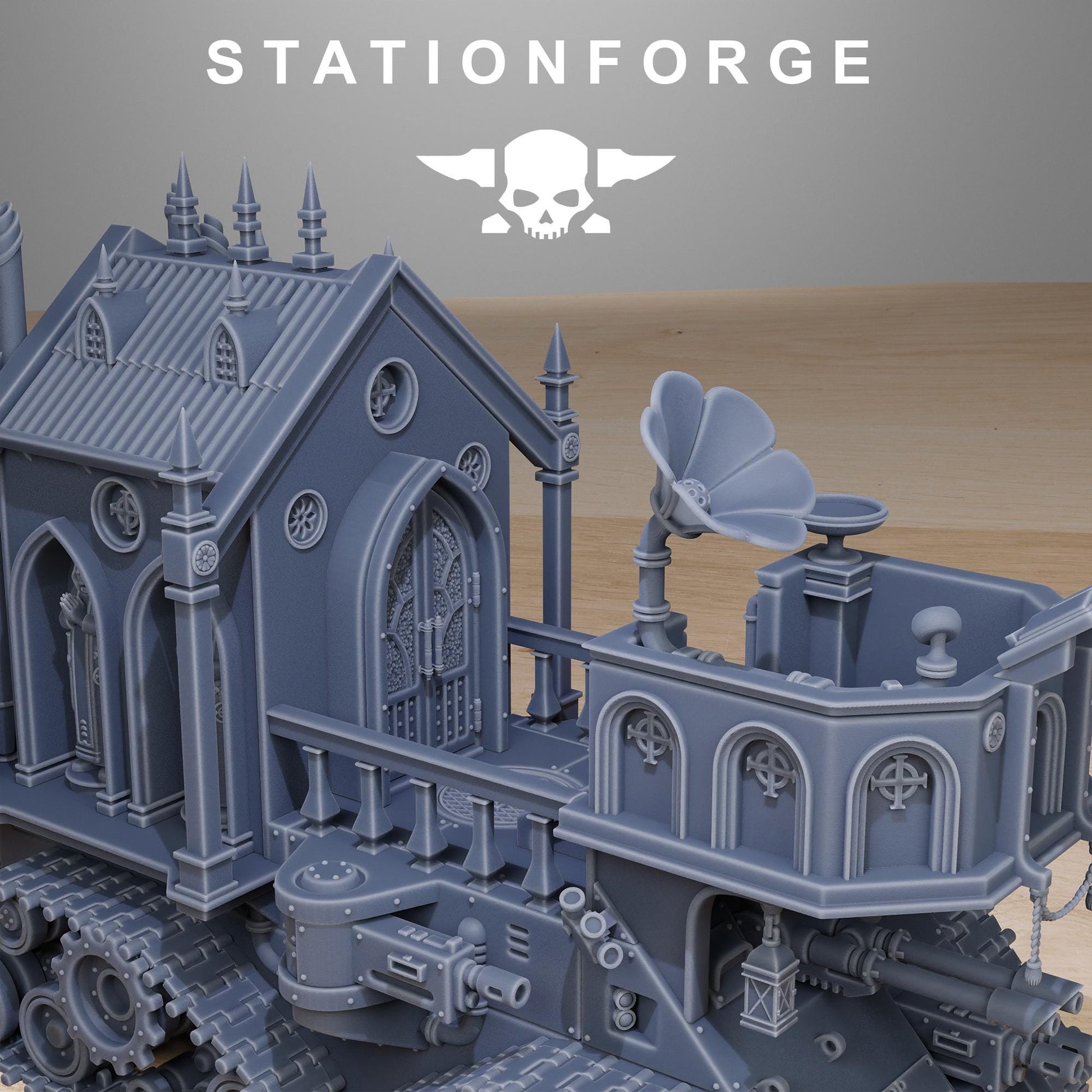 Vodalites Tank Modular Set Miniatures by STATIONFORGE, Imperial Inquisition Heavy Tank