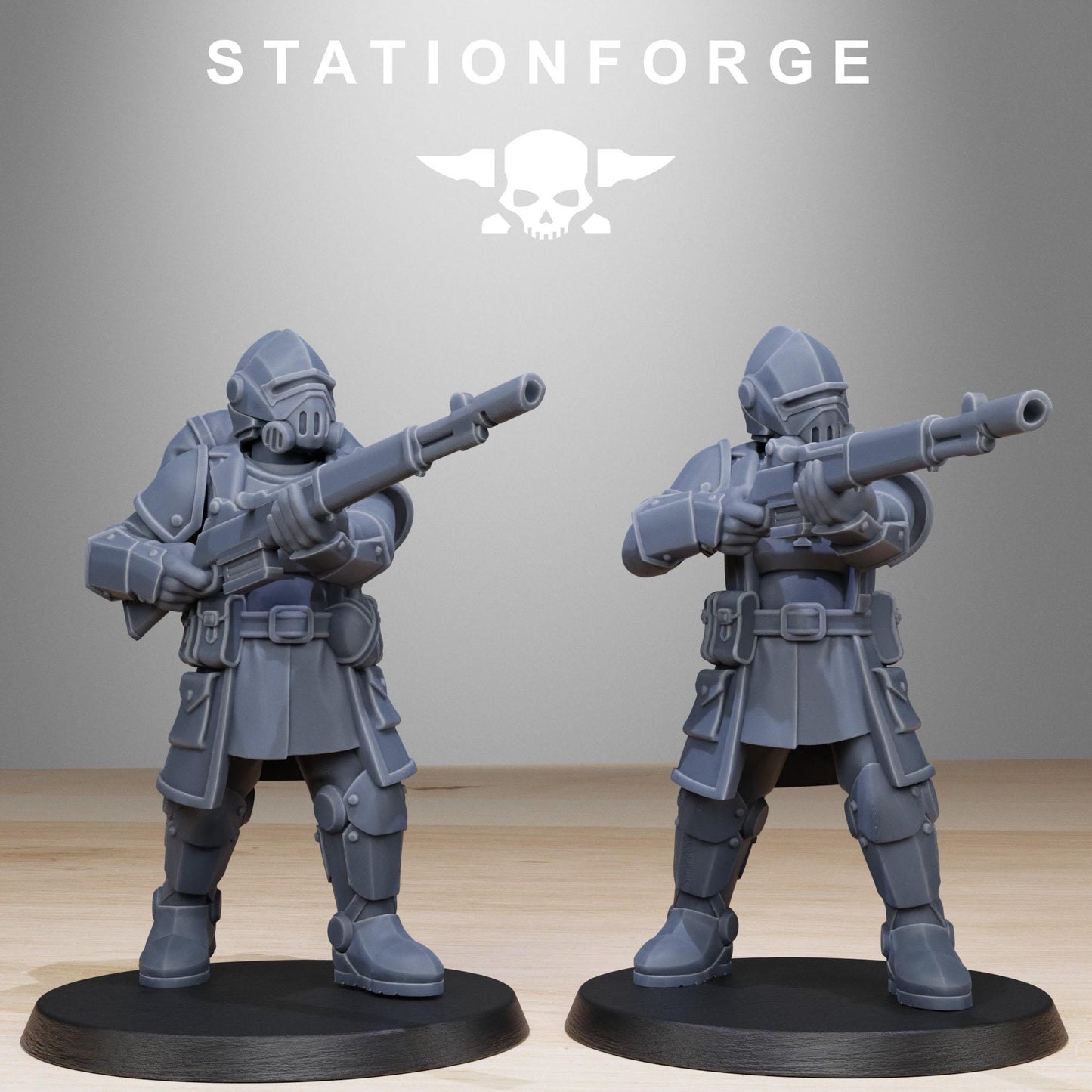 RoyalGuard Patrol Modular Set Miniatures by STATIONFORGE,  Imperial guard infantry regiment