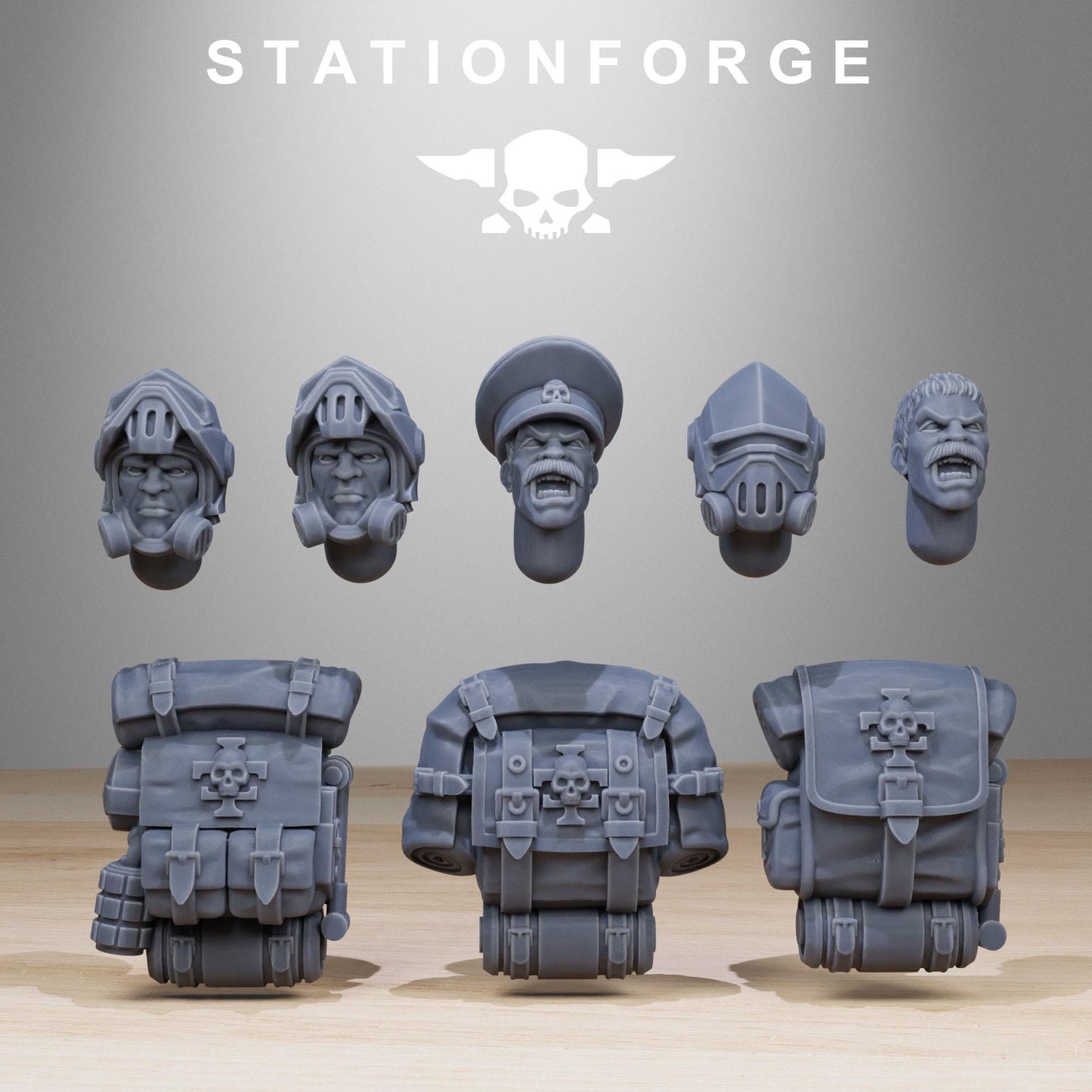 RoyalGuard Patrol Modular Set Miniatures by STATIONFORGE,  Imperial guard infantry regiment