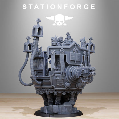 Vodalites Pulpit Modular Set Miniatures by STATIONFORGE,  Imperial guard infantry regiment